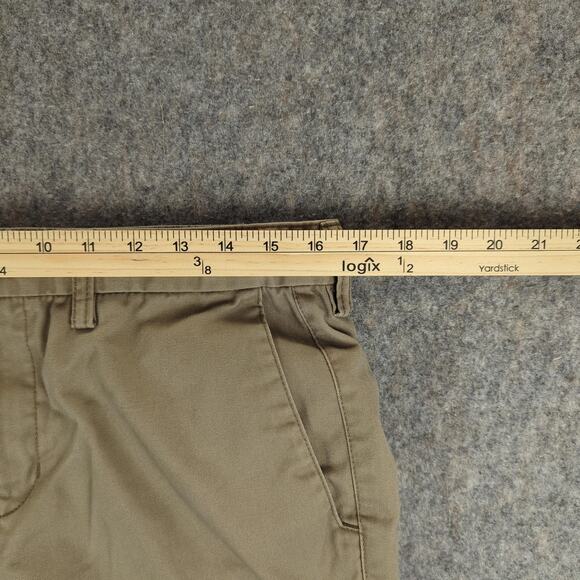 Billabong Pants Mens 33 Tan Classic Chino Straight Fit Casual Polyester Blend - Picture 4 of 10